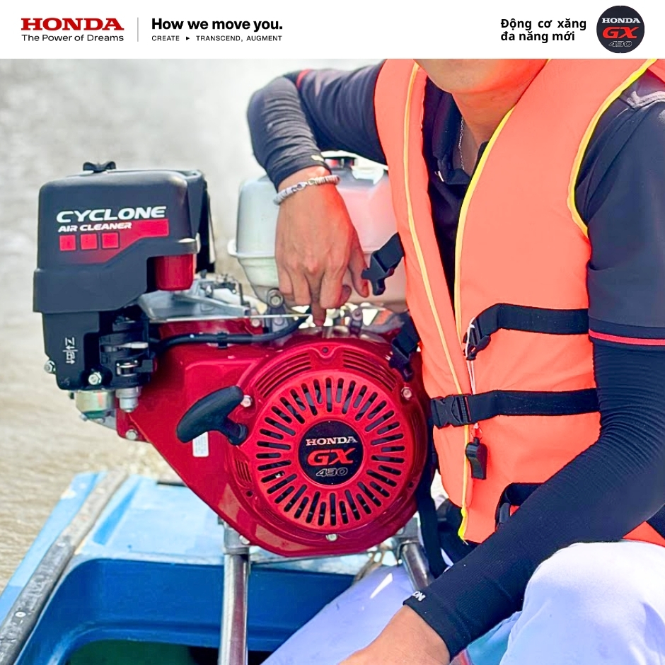 Giới thiệu, trải nghiệm động cơ xăng đa năng Honda GX430 mới tại Cà Mau 23 - 25/07/2024